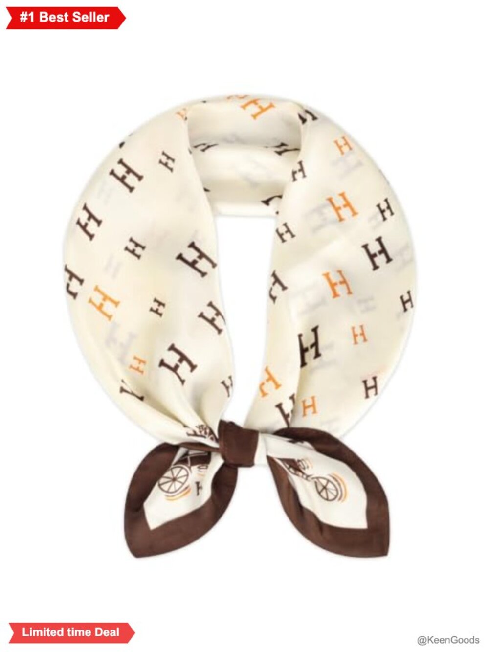 Silk Satin Head Scarf Hair Bandana Wrap Neck Scarf 27.5x27.5